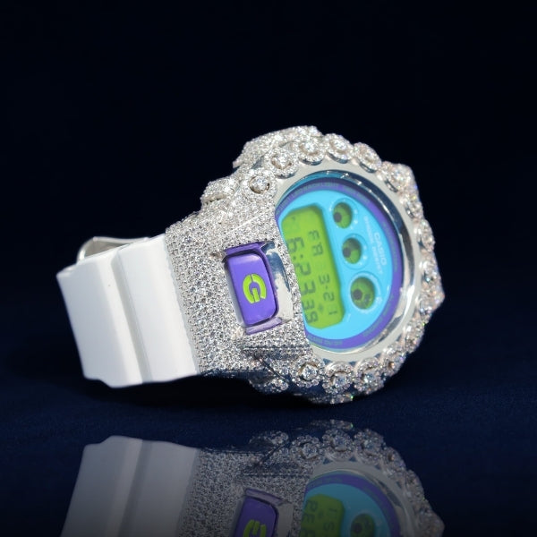 14K/18K MOISSANITE G-Shock Customization Diamond Storm