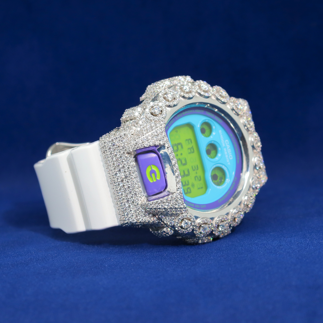14K/18K MOISSANITE G-Shock Customization Diamond Storm