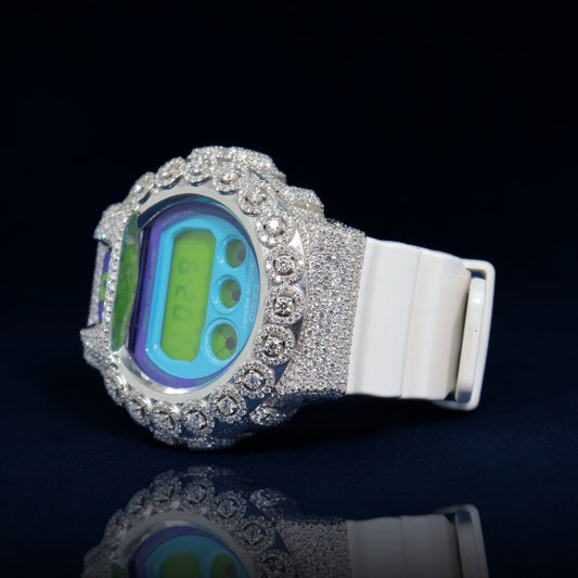 14K/18K MOISSANITE G-Shock Customization Diamond Storm