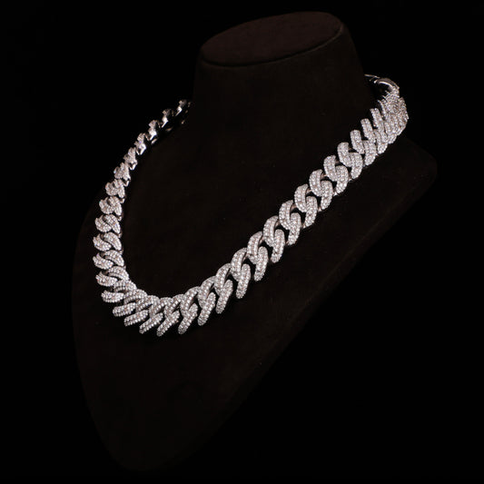 Micro Pavé Iced Cuban Chain – Diamond Look Luxury Chain