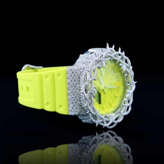 14k/18k Moissanite G-shock customization Frosted Crown Royal Watch