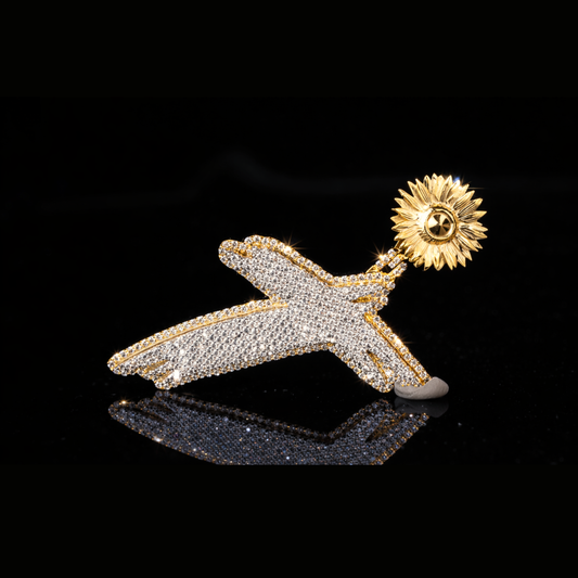 Iced Out Jesus Piece Pendant – 18K 14K 10K Gold Religious Diamond Necklace