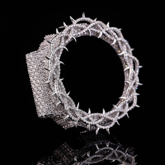 Thorn Crown Moissanite G-Shock Bezel