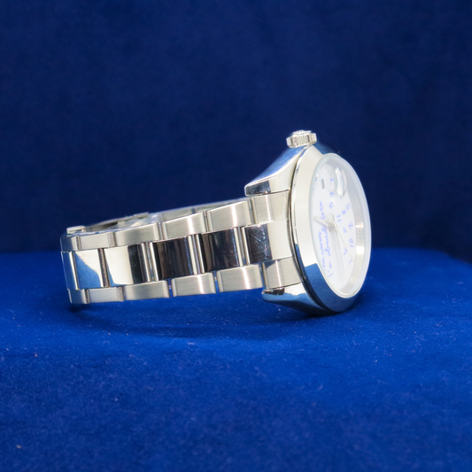 Right side view of Funny "I'm Late" Watch – Custom quirky timepiece