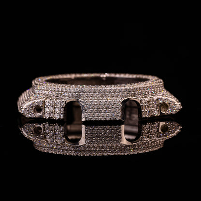 Double Row Flooded Diamond G-Shock Bezel