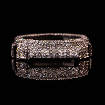 Double Row Flooded Diamond G-Shock Bezel