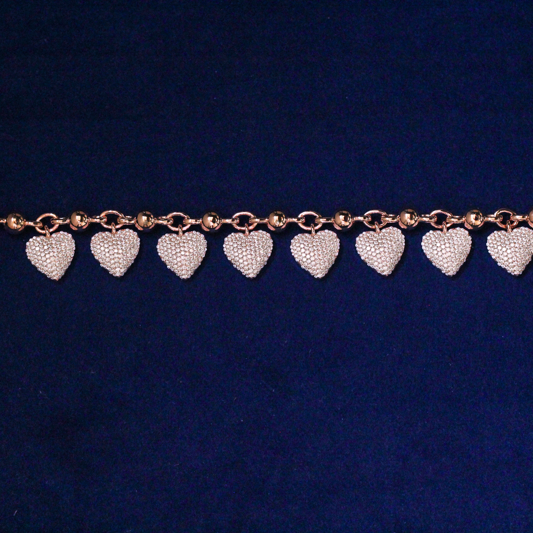 ZIRCONIA HEART  BRACELET