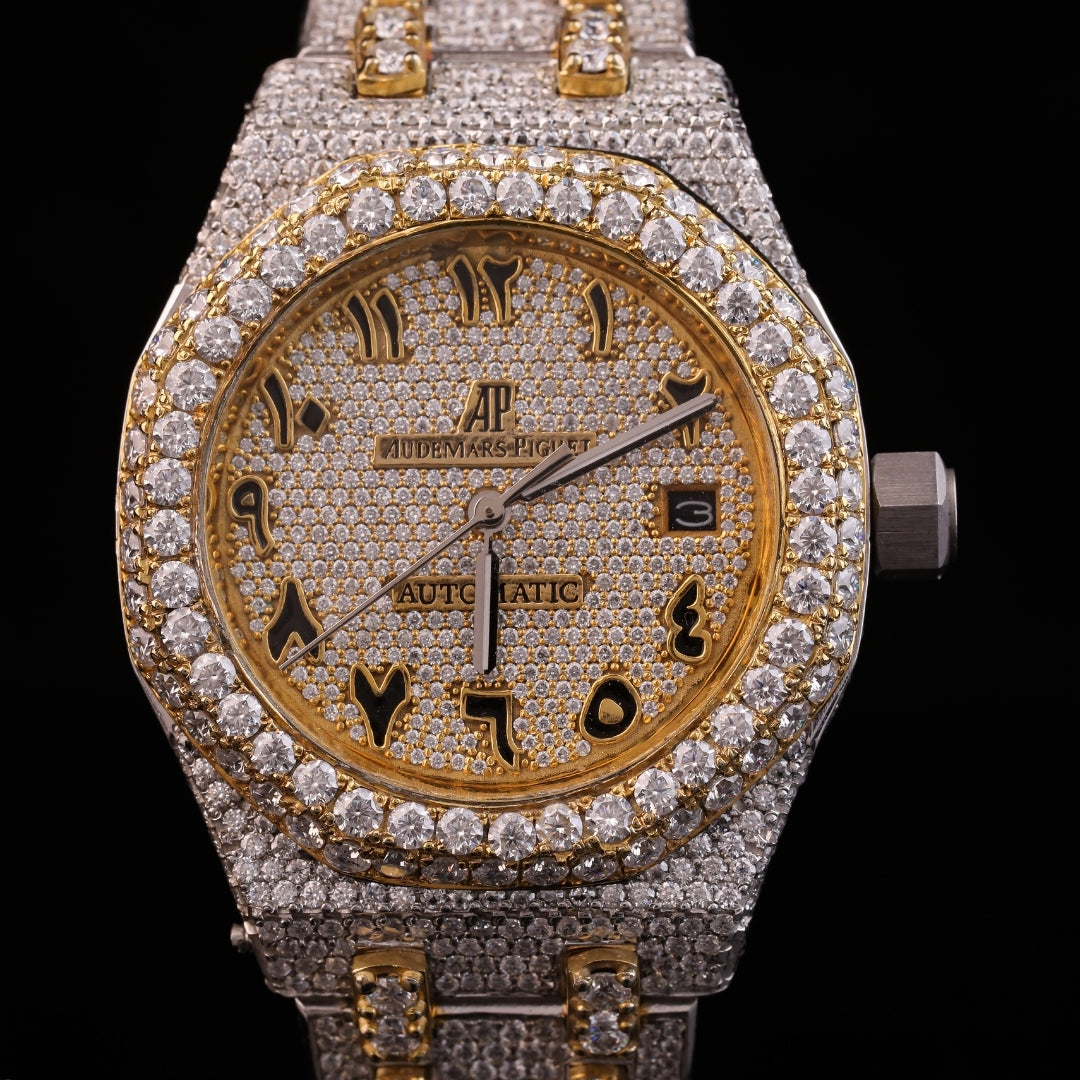 gold diamond watch luxury statement piece
