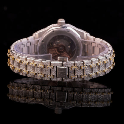 Iced Out Gold Diamond Watch – 10K, 14K, 18K Gold & Silver Luxury Timepiece