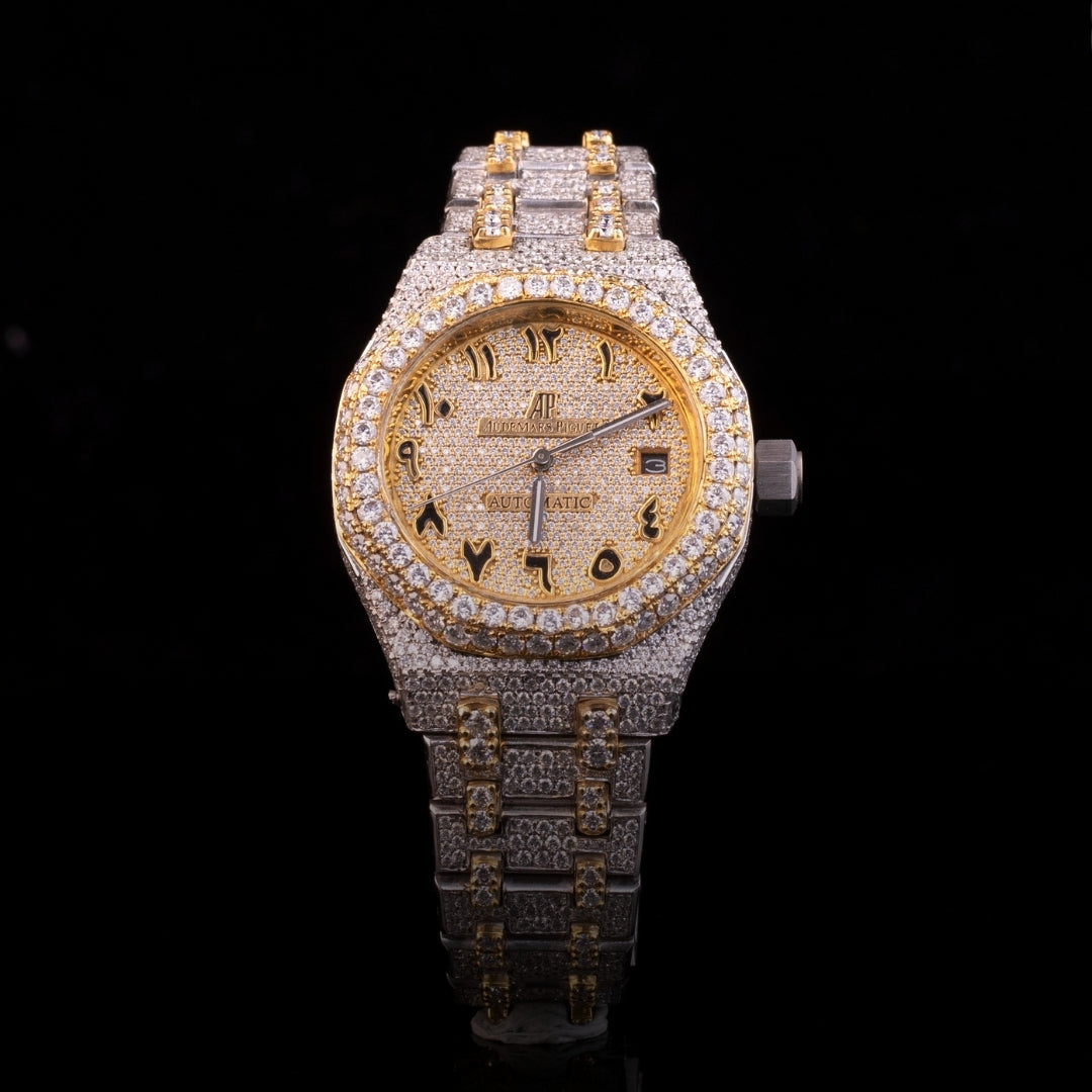 Imperial Ice gold diamond watch iced out luxury