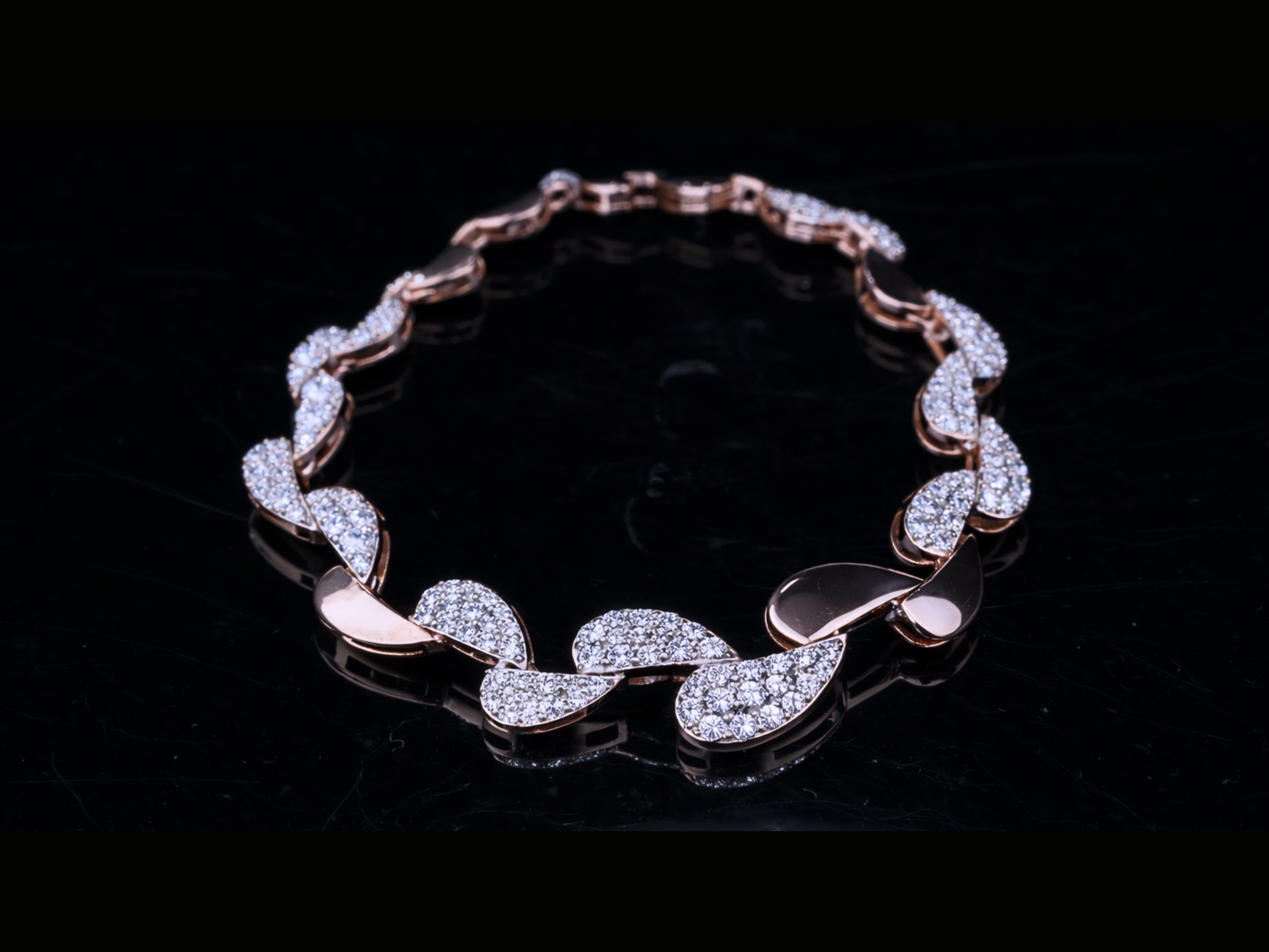 Iced-Out Animal Diamond Bracelet | Luxury Hip Hop Bracelet in Gold & Silver