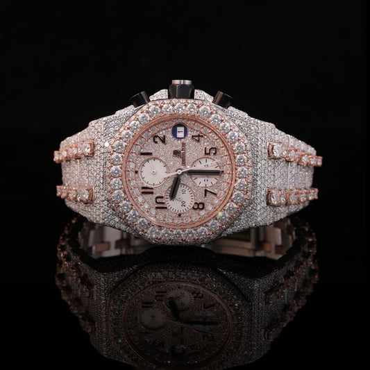 Royal Ice Chrono diamond watch iced out luxury