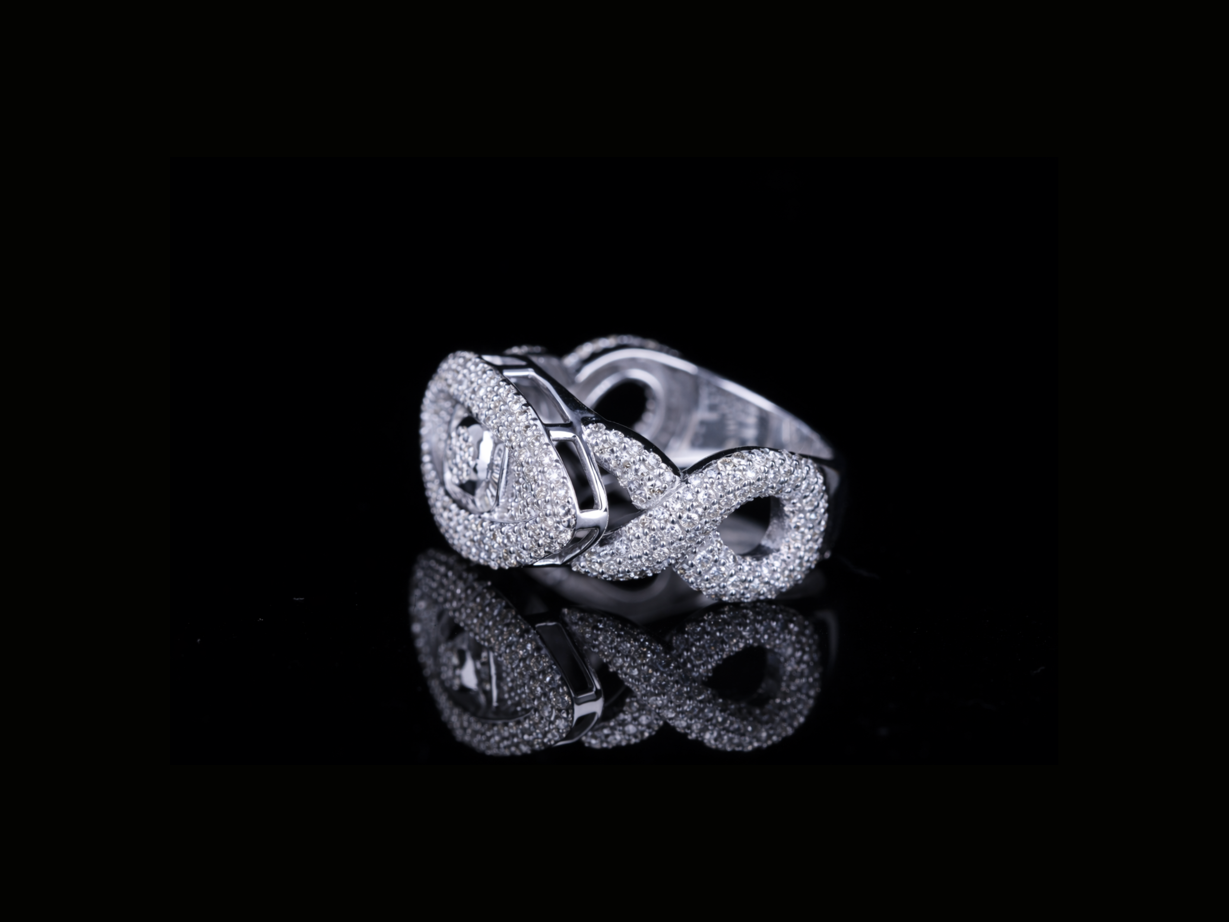 Luxury Diamond Evil Eye Ring | Designer Gold & Silver Ring (18KT, 14KT, 10KT Available)