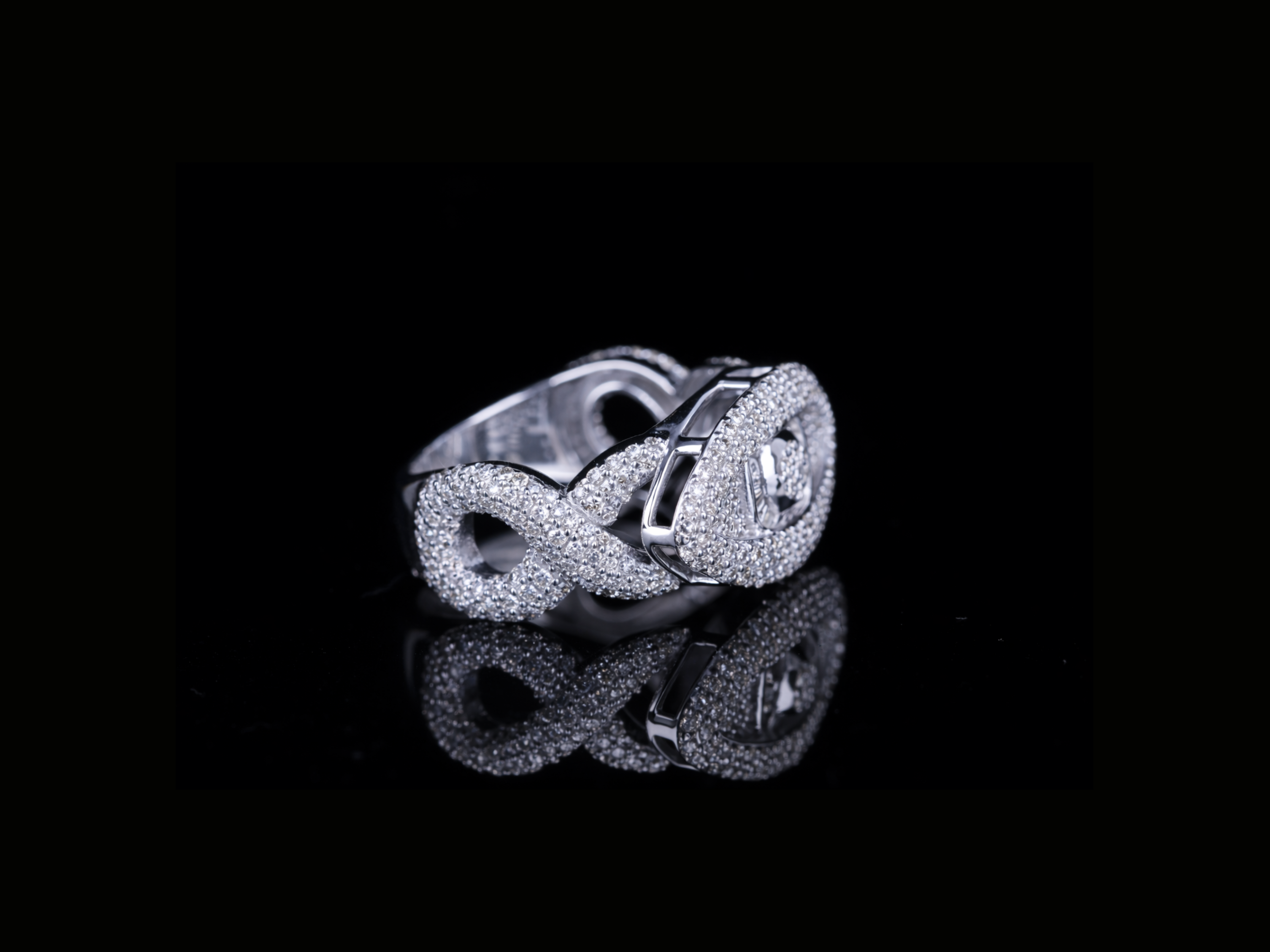 Luxury Diamond Evil Eye Ring | Designer Gold & Silver Ring (18KT, 14KT, 10KT Available)