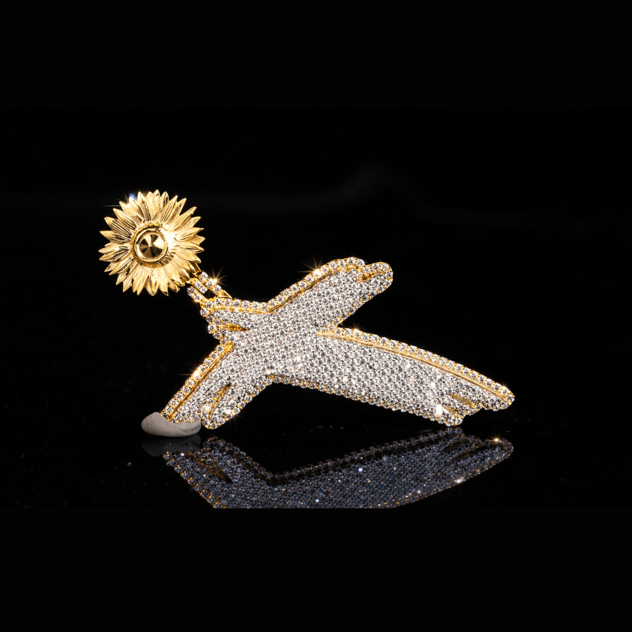 Iced Out Jesus Piece Pendant – 18K 14K 10K Gold Religious Diamond Necklace