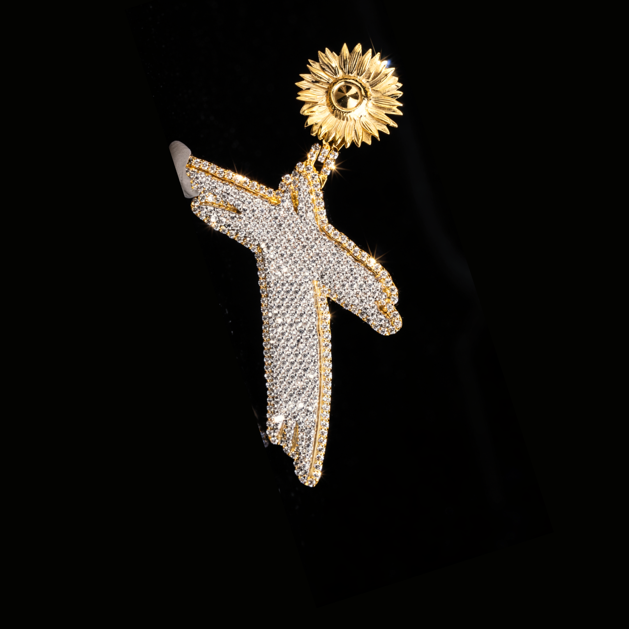 Iced Out Jesus Piece Pendant – 18K 14K 10K Gold Religious Diamond Necklace