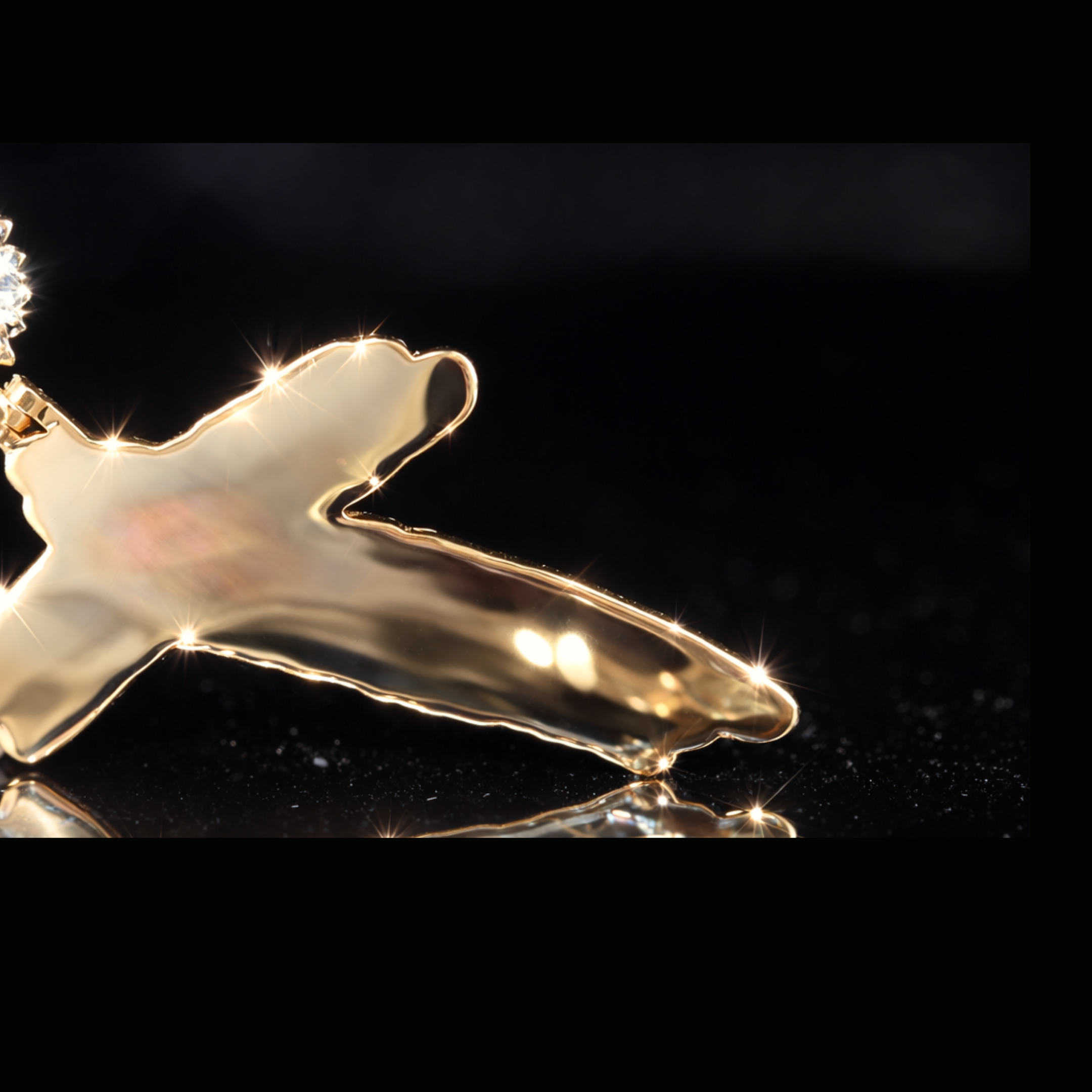 Iced Out Jesus Piece Pendant – 18K 14K 10K Gold Religious Diamond Necklace