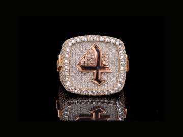 Luxury Diamond Symbol Ring | Designer Gold & Silver Statement Ring (18KT, 14KT, 10KT Available)