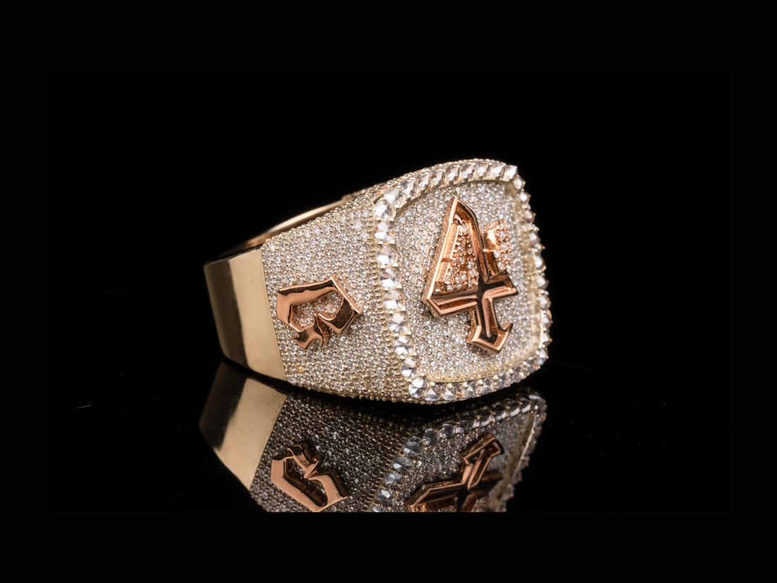 Luxury Diamond Symbol Ring | Designer Gold & Silver Statement Ring (18KT, 14KT, 10KT Available)