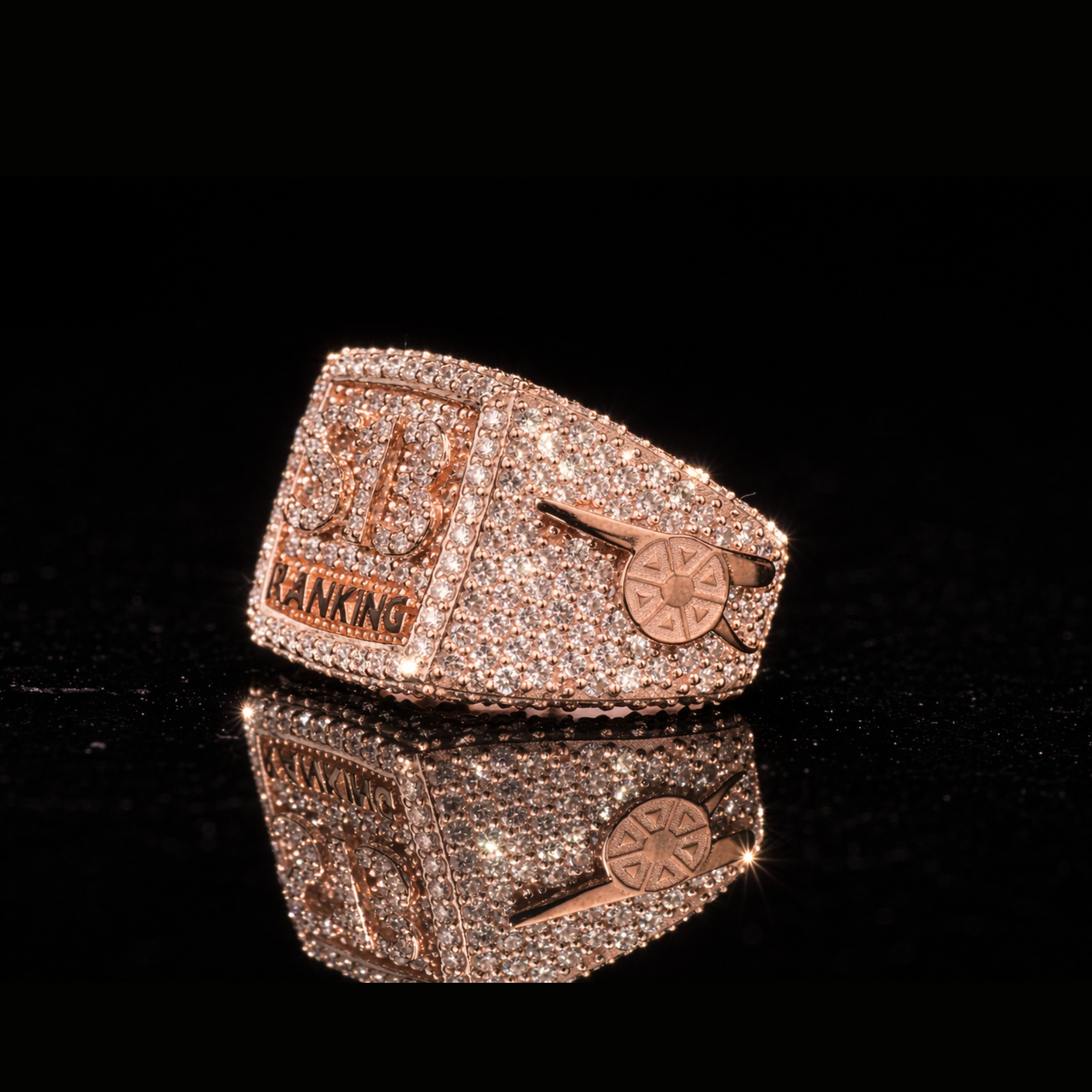 Custom Iced Out Name Ring – 18K 14K 10K Gold Championship Style Ring
