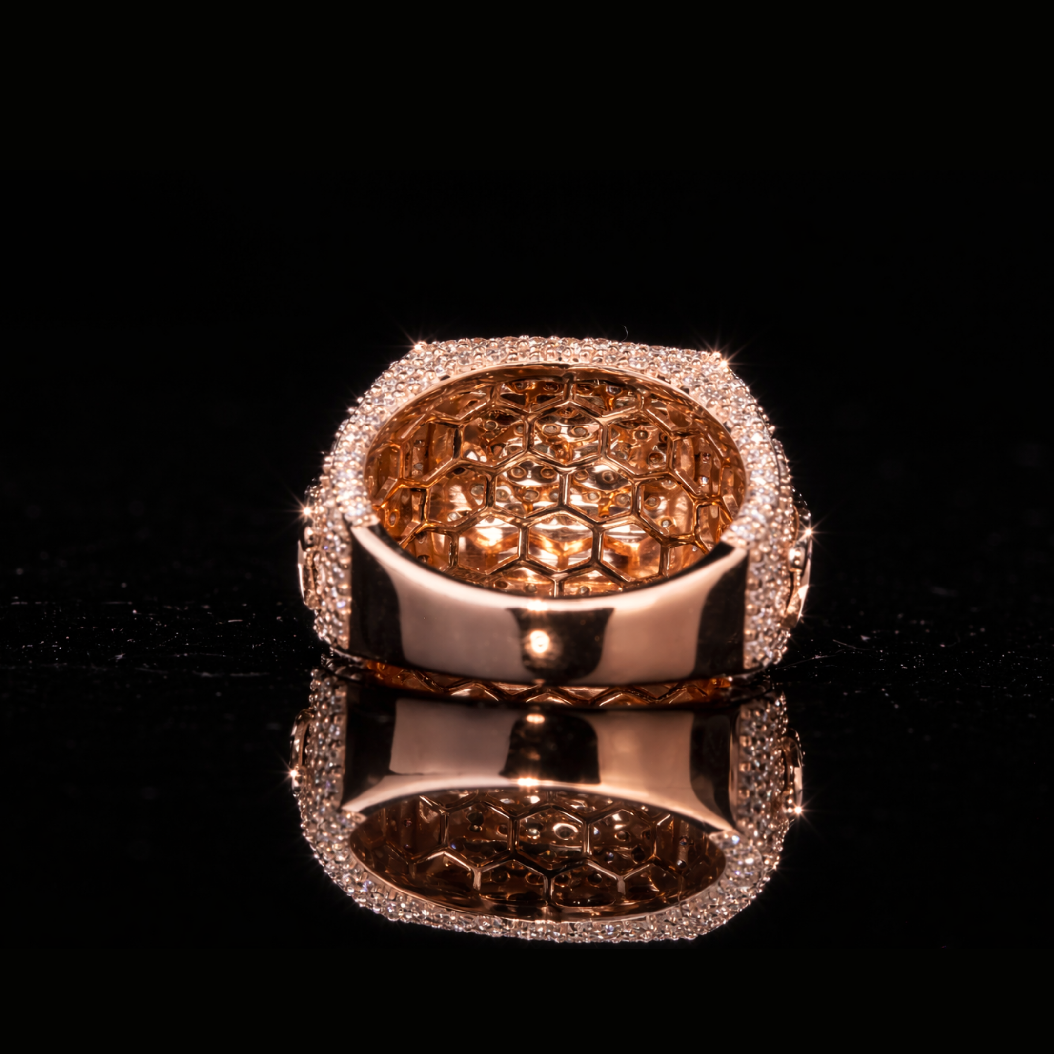 Custom Iced Out Name Ring – 18K 14K 10K Gold Championship Style Ring