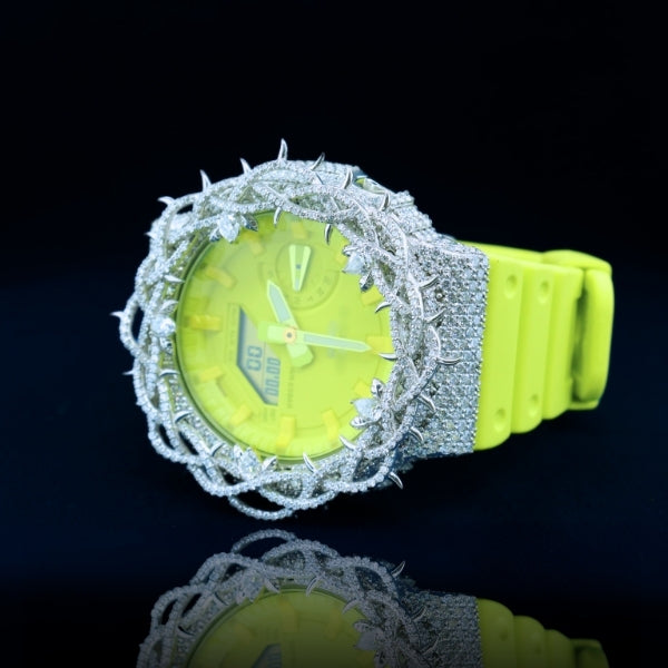 14k/18k Moissanite G-shock customization Frosted Crown Royal Watch