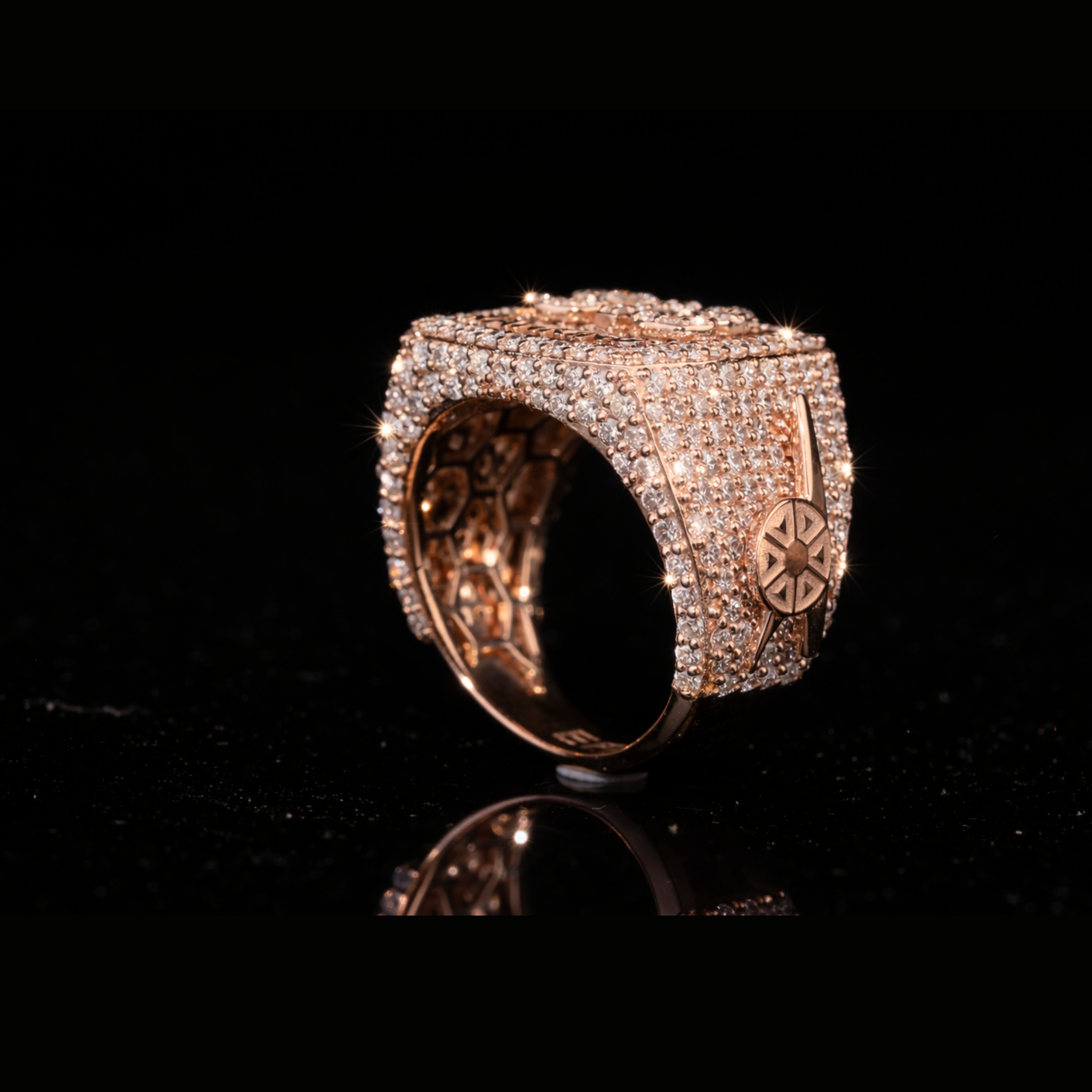 Custom Iced Out Name Ring – 18K 14K 10K Gold Championship Style Ring