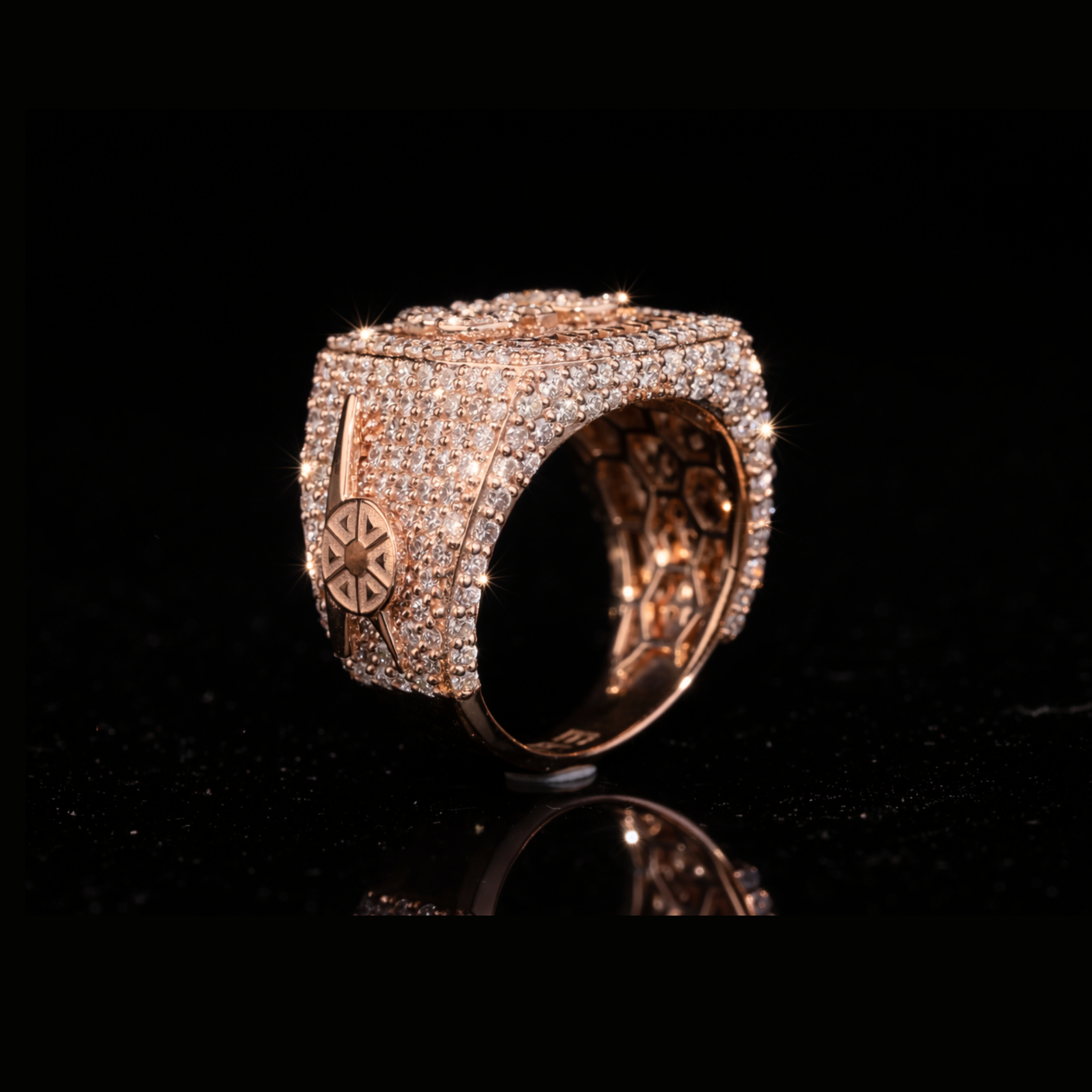 Custom Iced Out Name Ring – 18K 14K 10K Gold Championship Style Ring