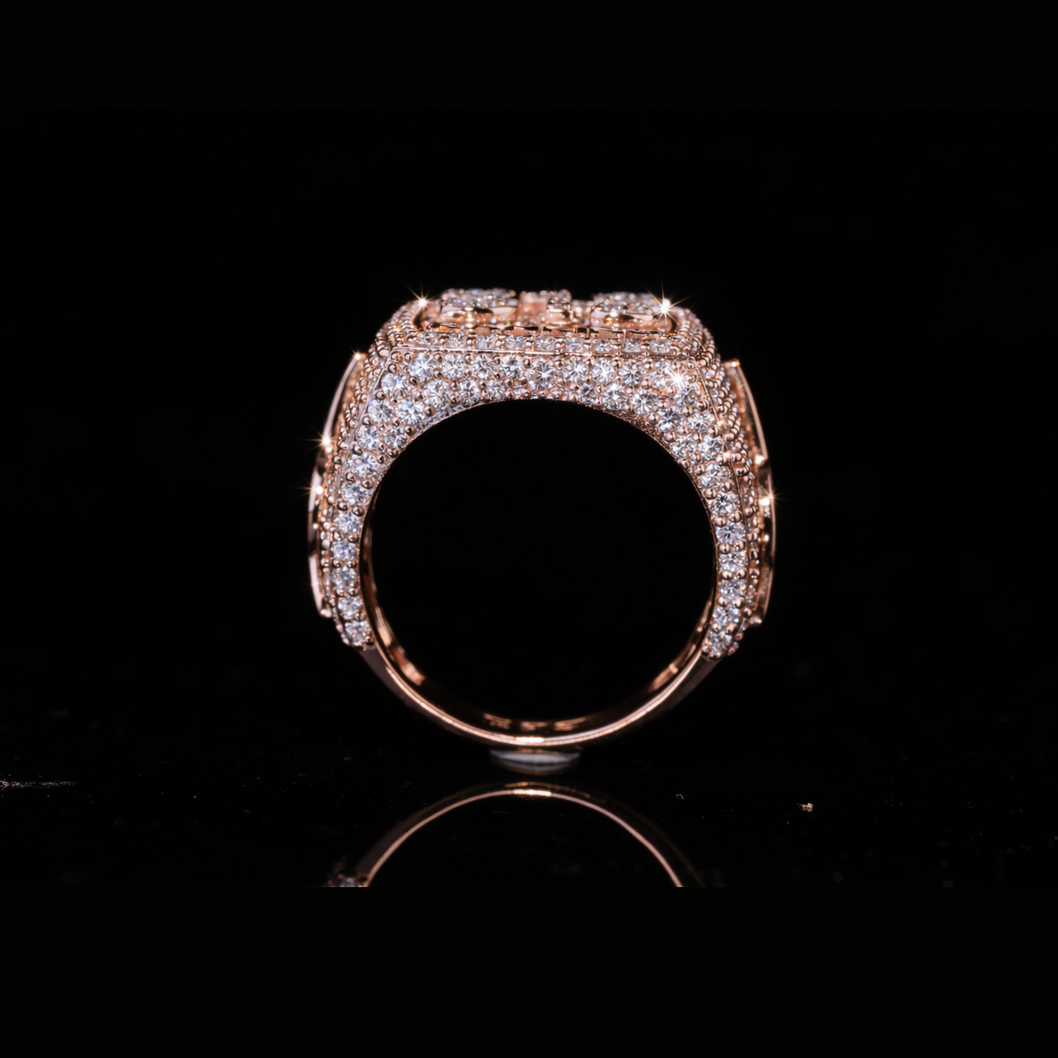 Custom Iced Out Name Ring – 18K 14K 10K Gold Championship Style Ring