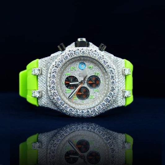 Moissanite AP inspire Icy Volt Master watch