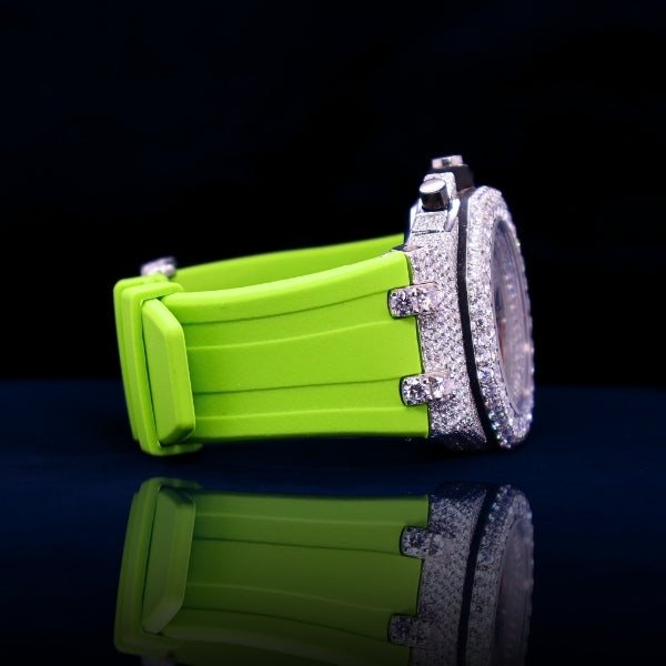 Moissanite AP inspire Icy Volt Master watch
