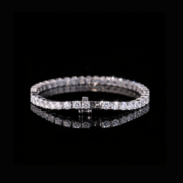 Solid Gold Diamond Tennis Bracelet – 10K 14K 18K Gold