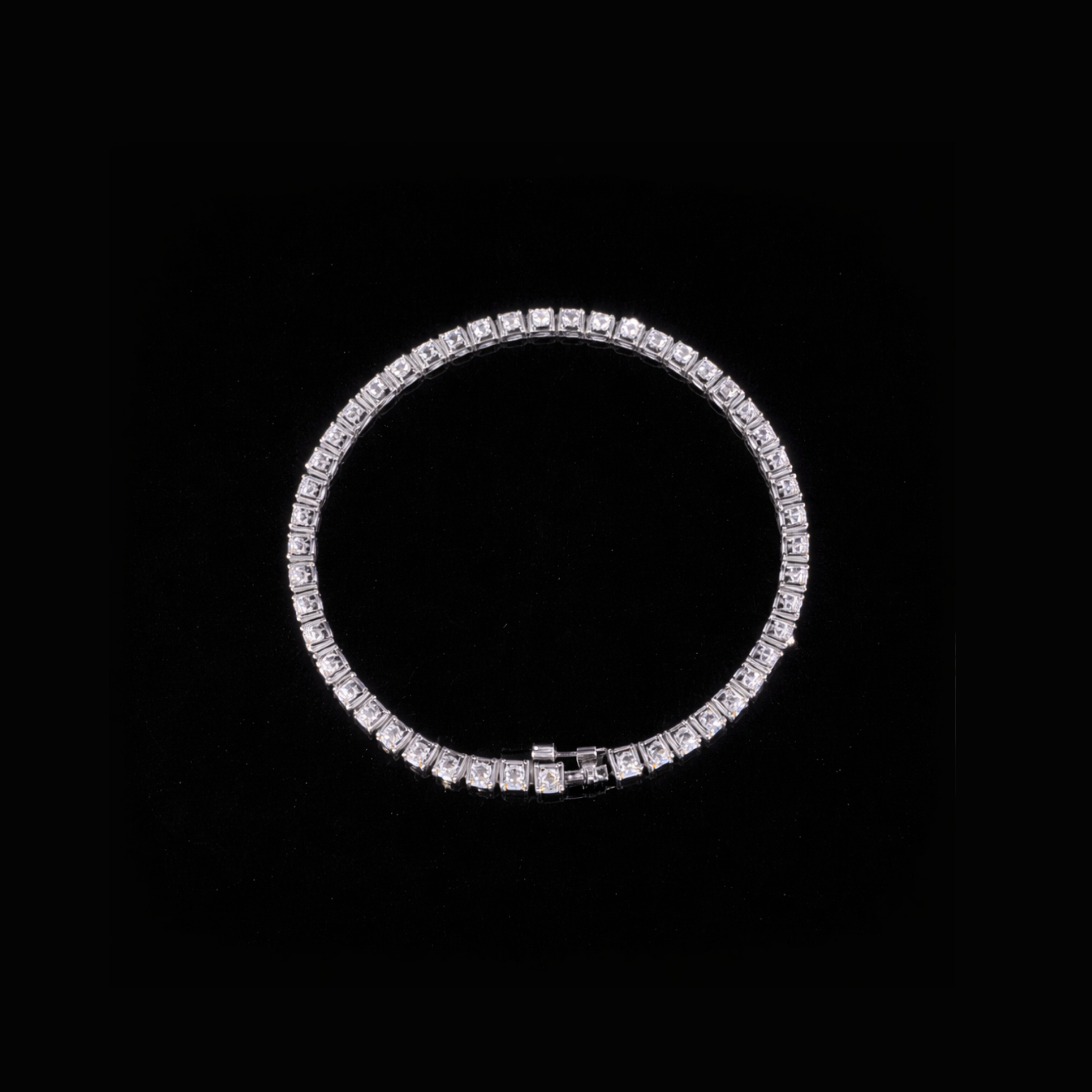 Solid Gold Diamond Tennis Bracelet – 10K 14K 18K Gold