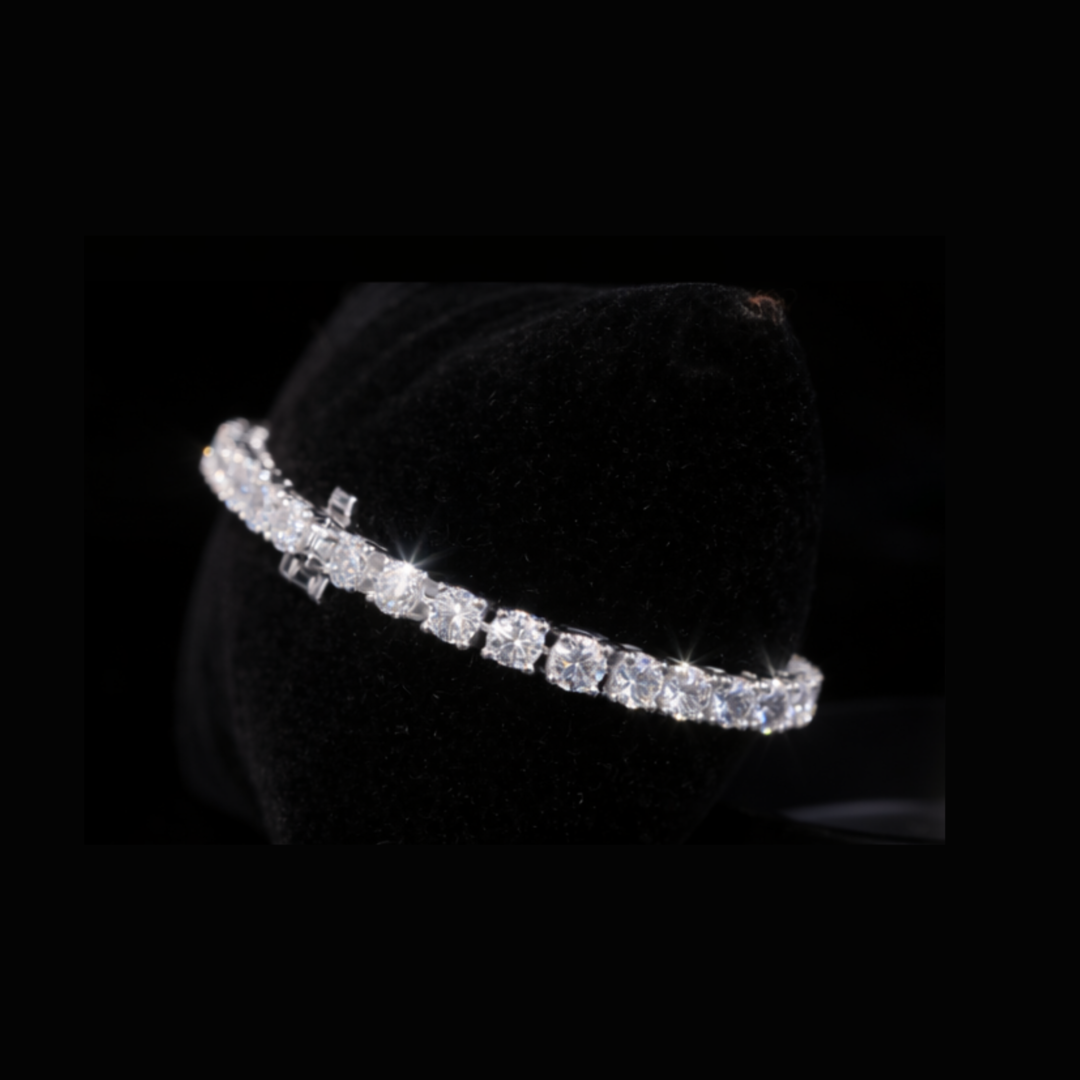 Solid Gold Diamond Tennis Bracelet – 10K 14K 18K Gold