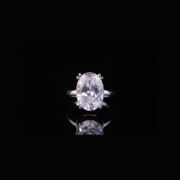 Oval Cut Solitaire Engagement Ring – Solid Gold 10K 14K 18K