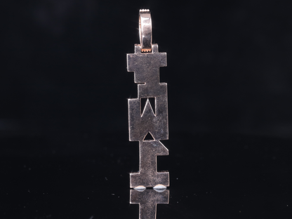 Diamond Initial Letter Pendant in Gold & Silver | 18K, 14K, 10K Custom Alphabet Pendant