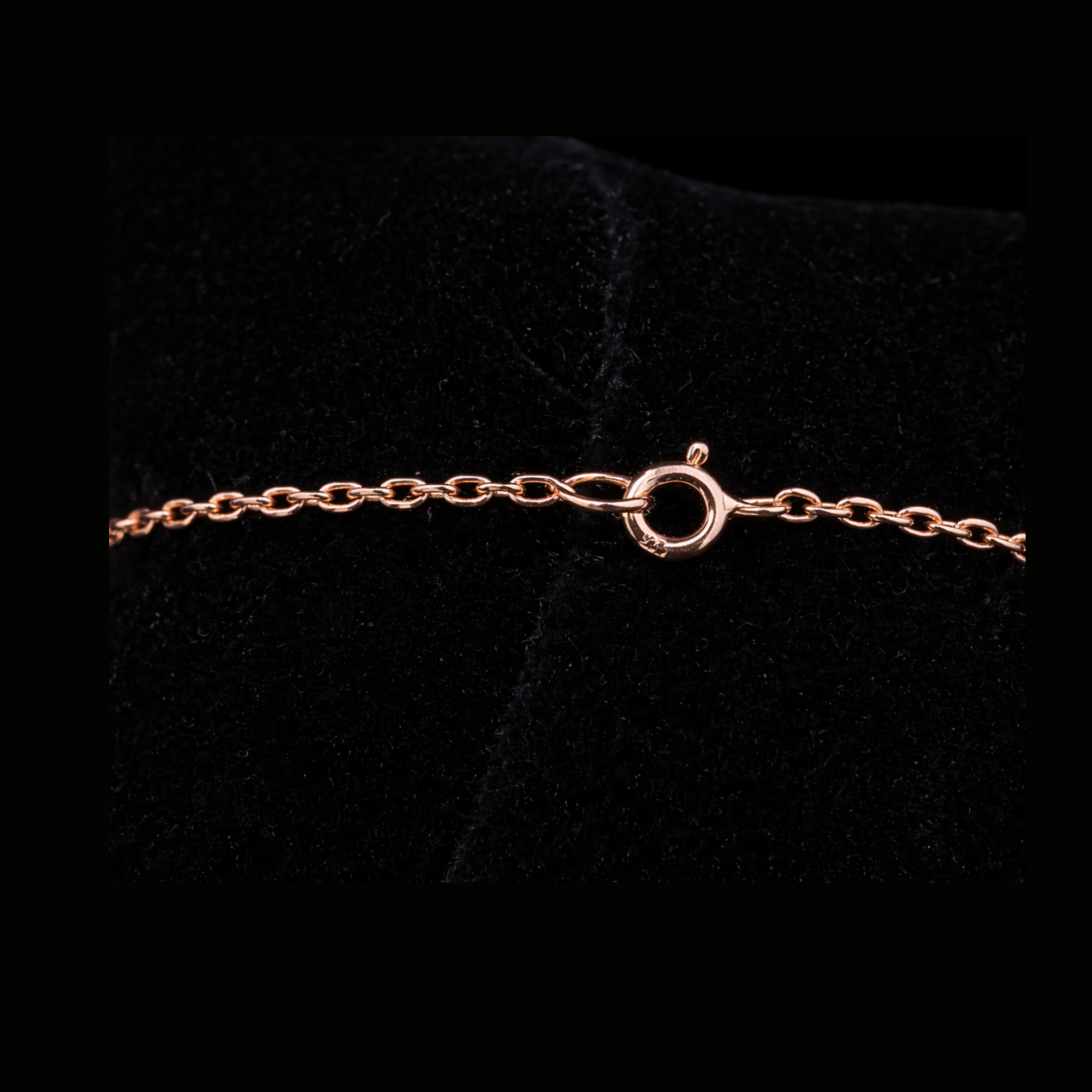 14K Rose Gold Diamond Bracelet – Halo Cluster Gold Bracelet for Women