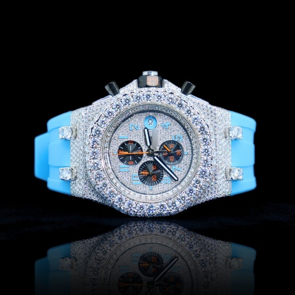 Moissanite AP inspire Blue  Iced Frost Phantom