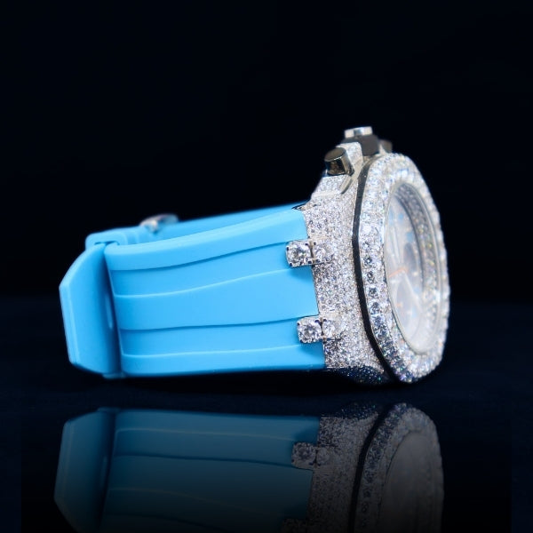 Moissanite AP inspire Blue  Iced Frost Phantom