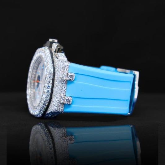 Moissanite AP inspire Blue  Iced Frost Phantom