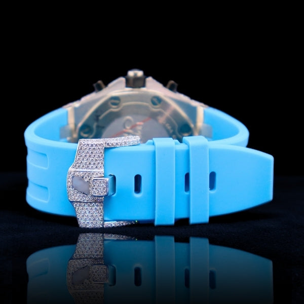 Moissanite AP inspire Blue  Iced Frost Phantom