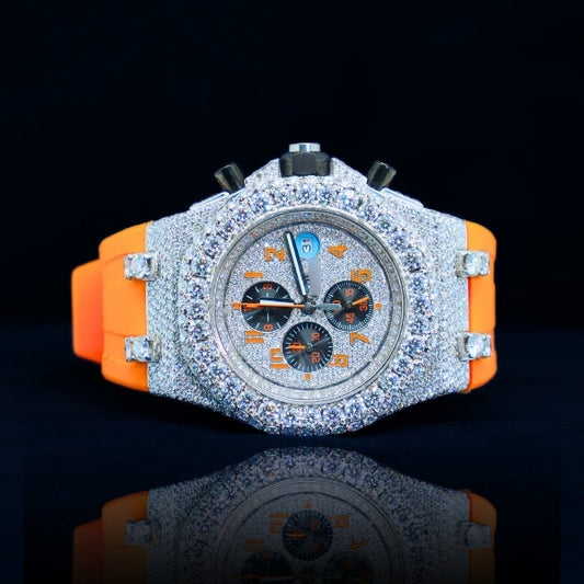 Moissanite AP inspire Orange Iced Blaze Phantom
