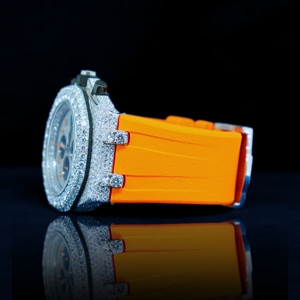 Moissanite AP inspire Orange Iced Blaze Phantom