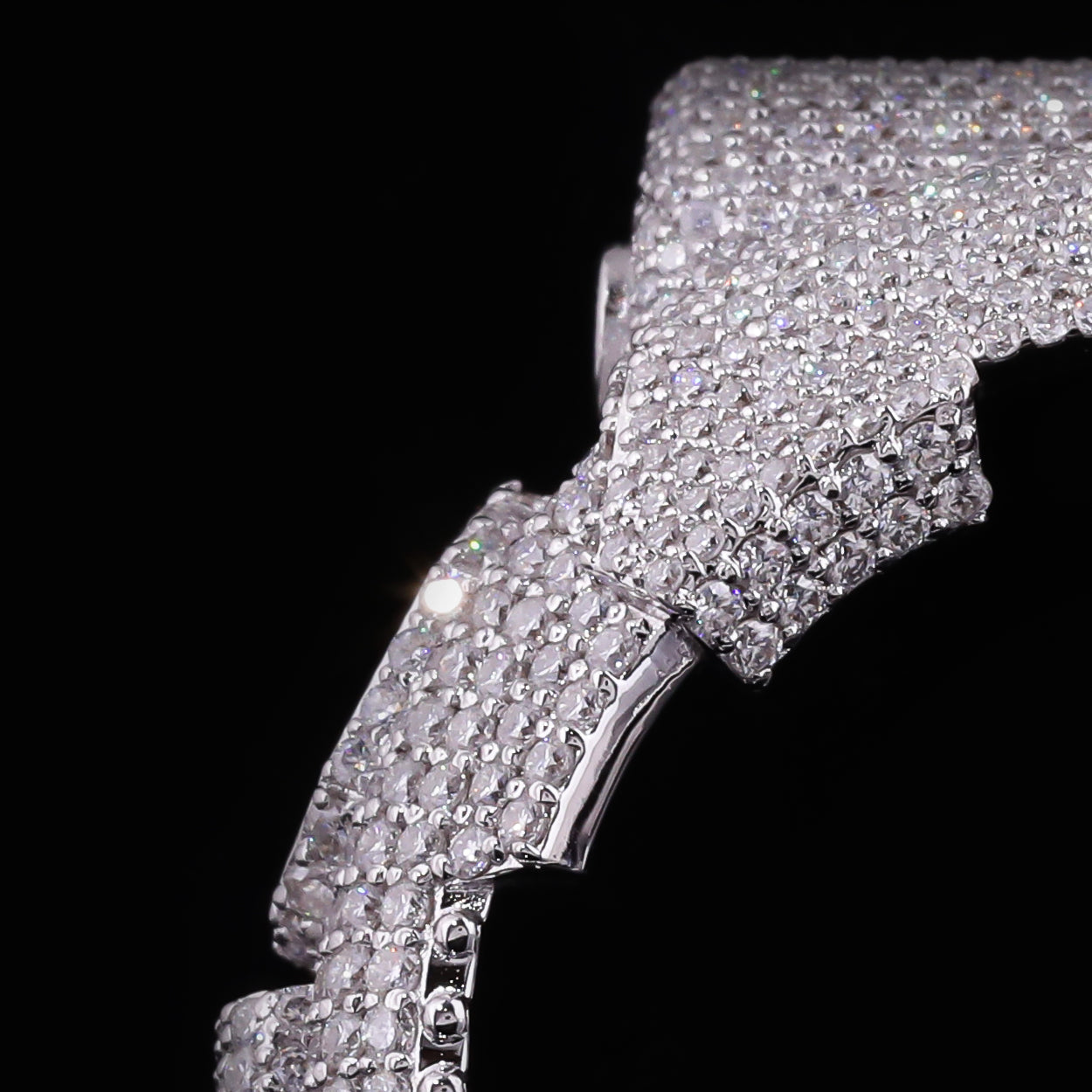 Fully Iced Moissanite G-Shock Bezel