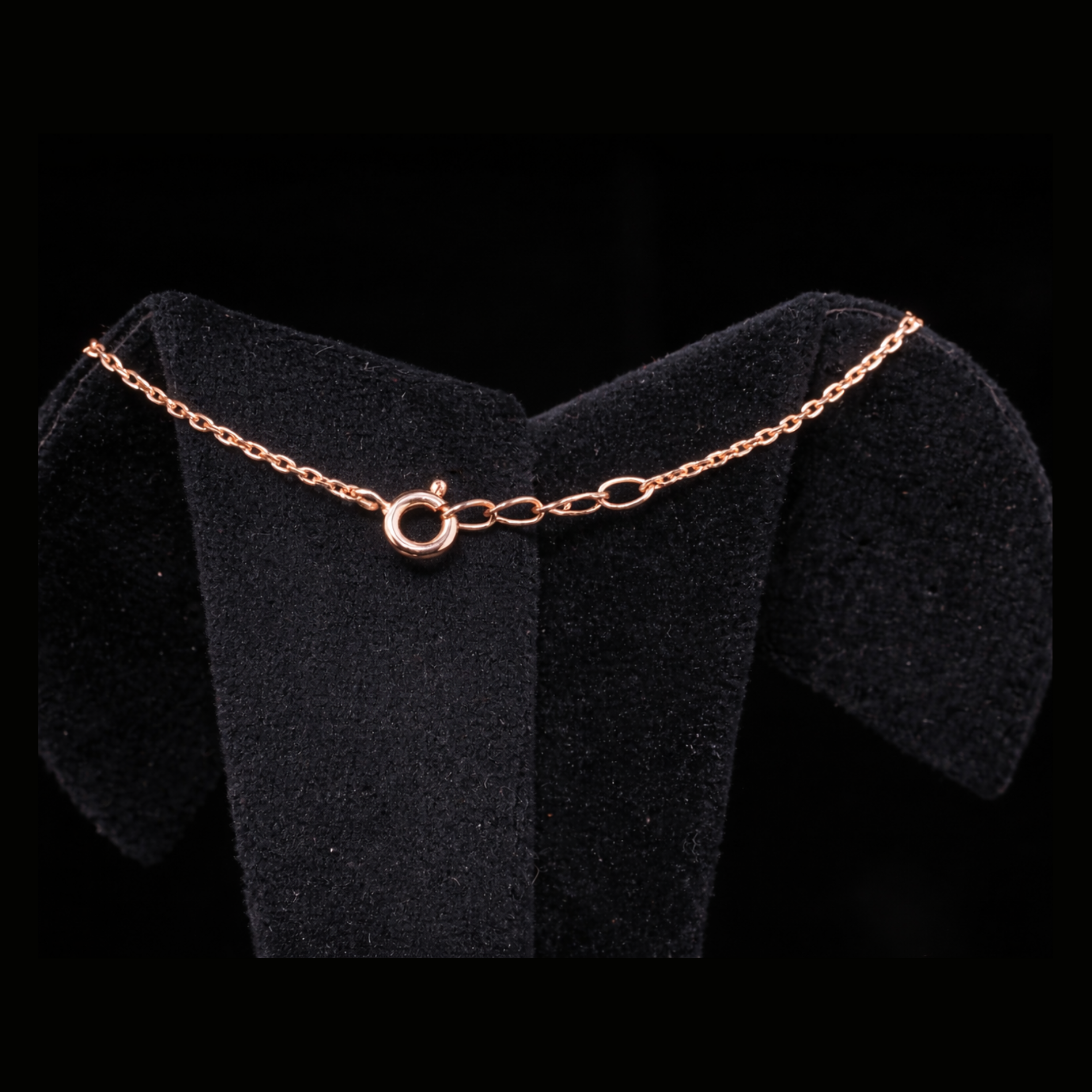 Diamond Leaf Gold Necklace – 10K 14K 18K Solid Gold Pendant for Women