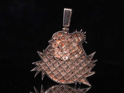 Custom Diamond Hip Hop Pendant in Gold & Silver | 18K, 14K, 10K Iced-Out Luxury Pendant