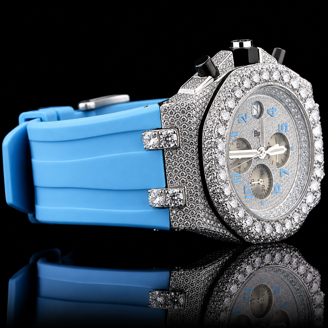 MOISSANITE AP INSPIRE HUBLOT BIG BANG CHRONOGRAPH