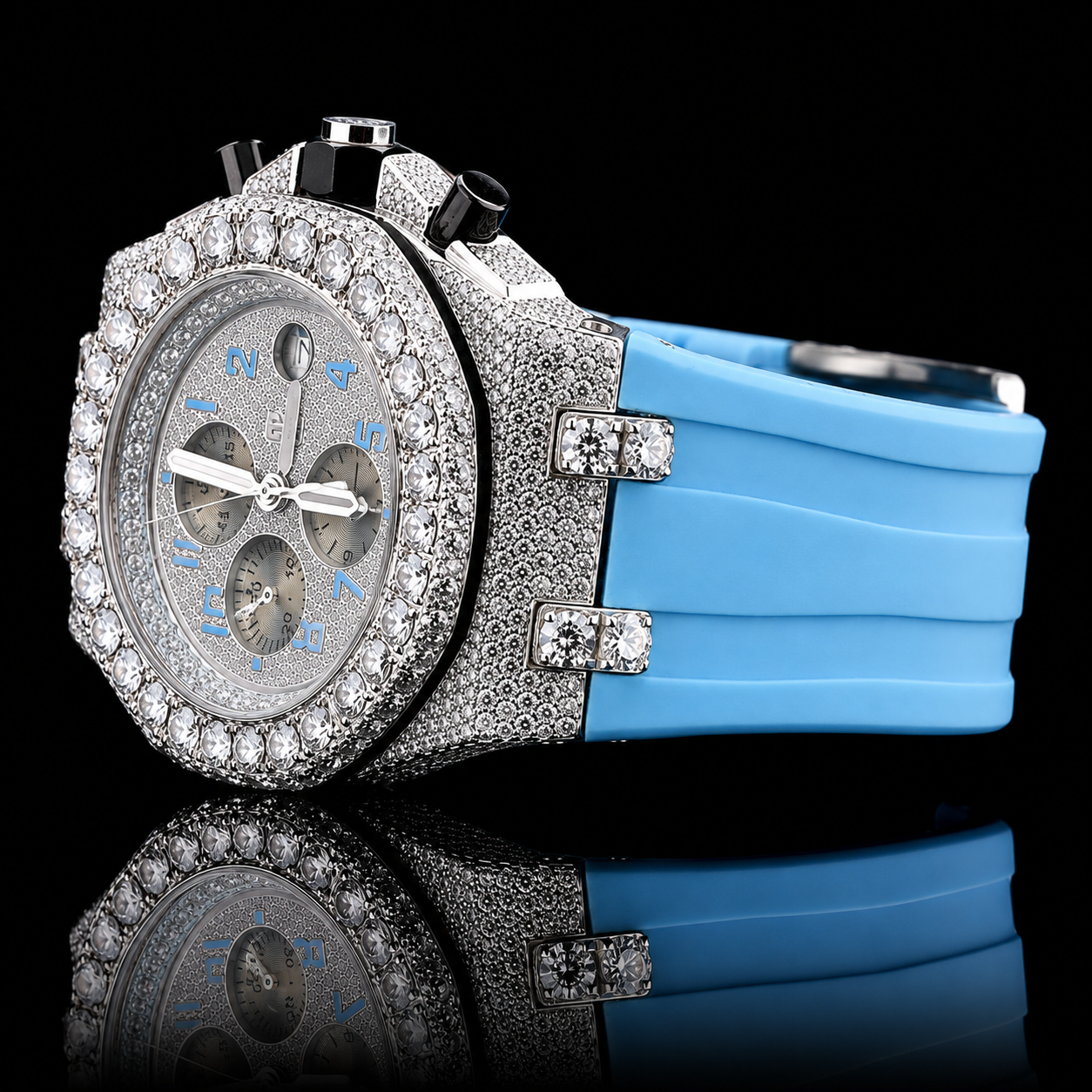 MOISSANITE AP INSPIRE HUBLOT BIG BANG CHRONOGRAPH