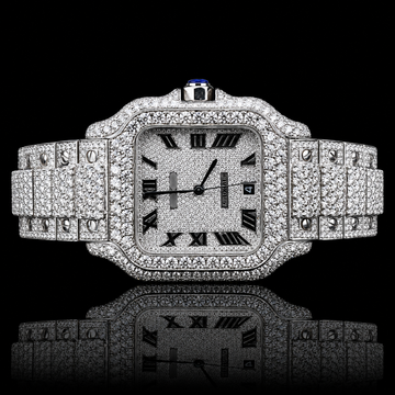 MOISSANITE ROLEX INSPIRE LUXURY ICED OUT SQUARE WATCH