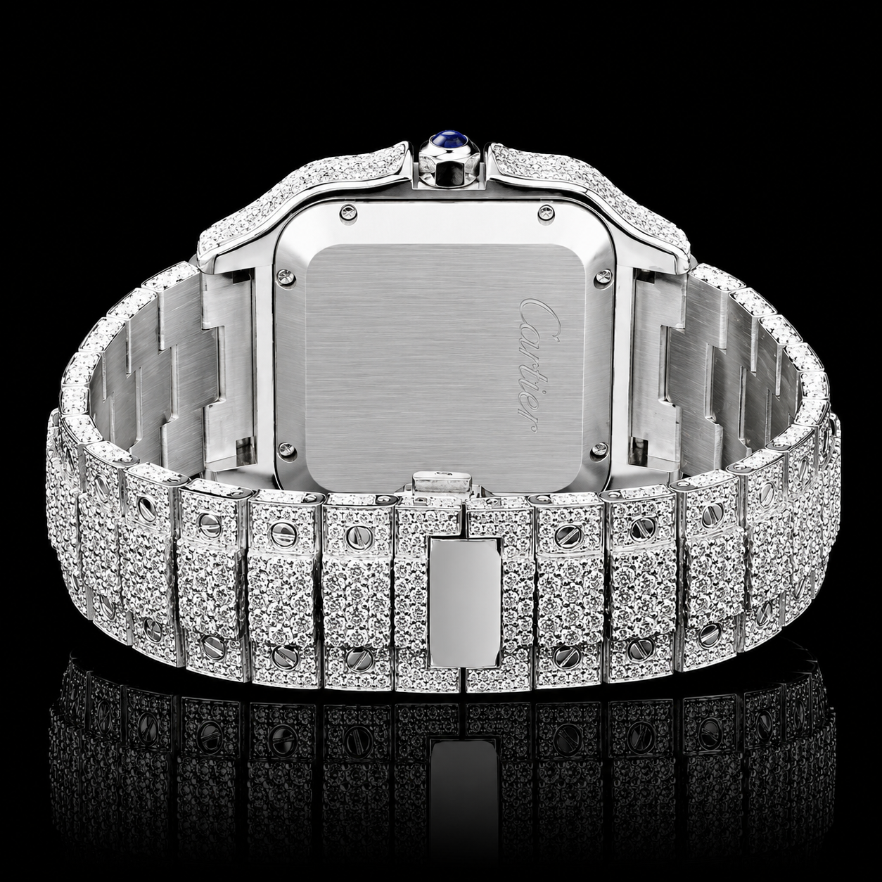 MOISSANITE ROLEX INSPIRE LUXURY ICED OUT SQUARE WATCH